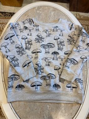 Ladies mushroom sweatshirt